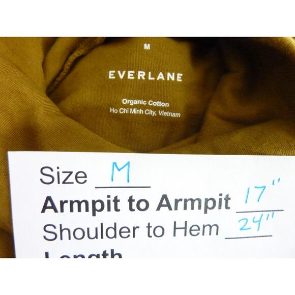 NWOT Everlane Turtleneck Long Sleeve Top Shirt Size M - Picture 5 of 7